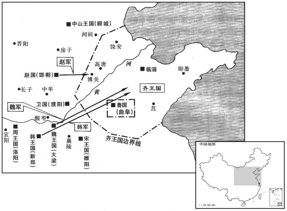 公元前四世纪·前三一一年张仪模拟秦攻齐