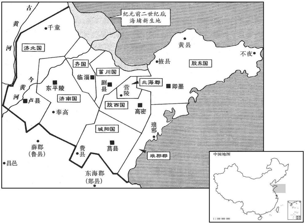 公元前二世纪·前一五四年正月齐地诸郡国形势