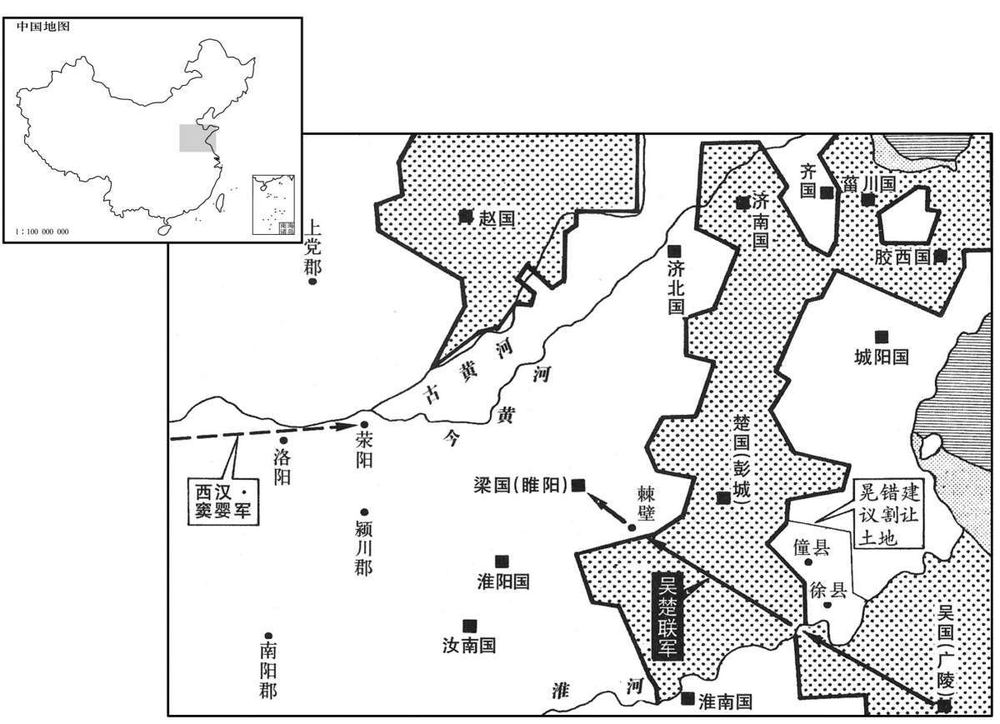 公元前二世纪·前一五四年正月吴楚联军进击睢阳