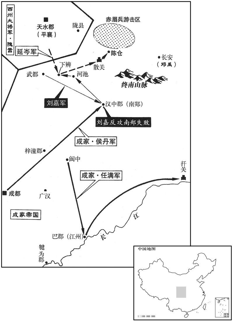一世纪·二六年二月陇南混战·公孙述控制巴蜀