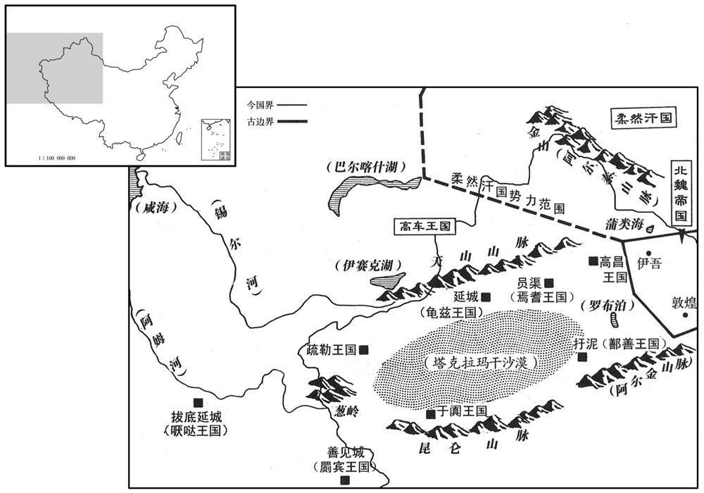 六世纪·五〇八年西域形势