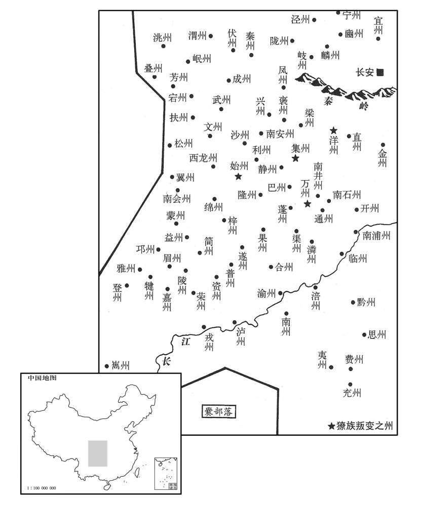 七世纪·六二四年二月至五月山南獠族叛变
