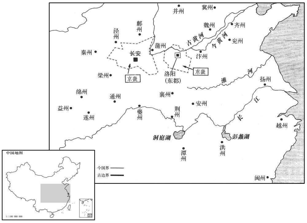 八世纪·七一一年六月唐王朝二十四军区