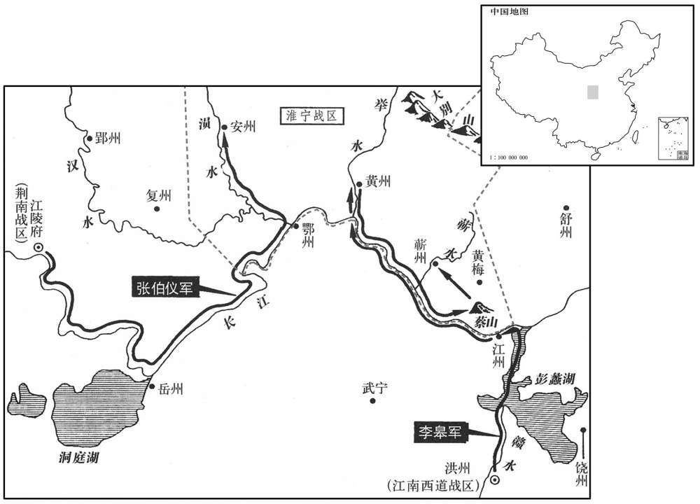 八世纪·七八三年三月李皋收复蕲黄二州