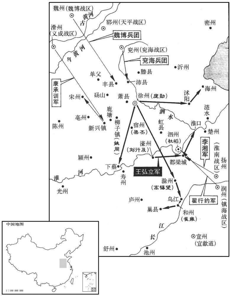九世纪·八六八年十二月至闰十二月庞勋大举扩张,中央遏阻失败