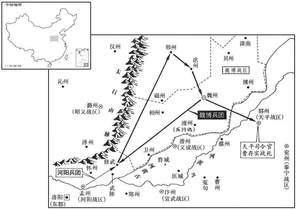 九世纪·八八二年八月至十月魏博韩简扩张