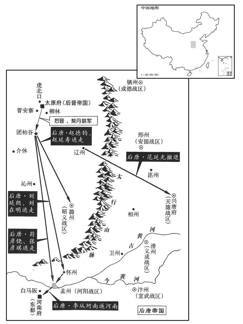 十世纪·九三六年闰十一月团柏谷会战